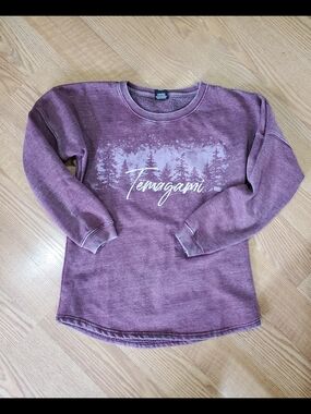 Temagami Purple Crewneck